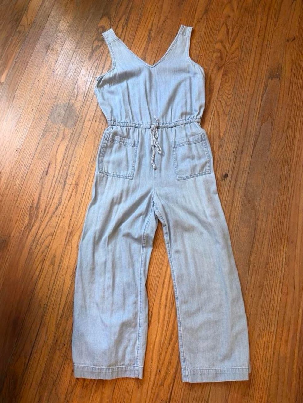 Old Navy Light Blue Denim Romper